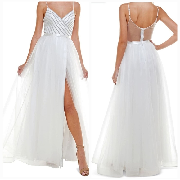 Say Yes to the Dres Dresses & Skirts - 🆕️TLC Say yes to the Prom Dress white Size 11/12 Style C586822❤️🌎♻️